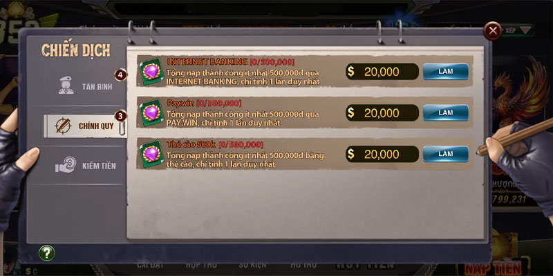 Khuyến mãi B52CLUB online