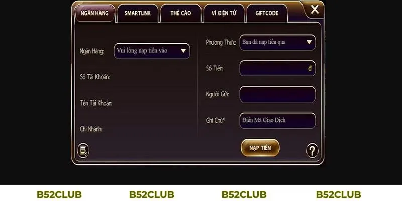 nạp tiền, rút tiền